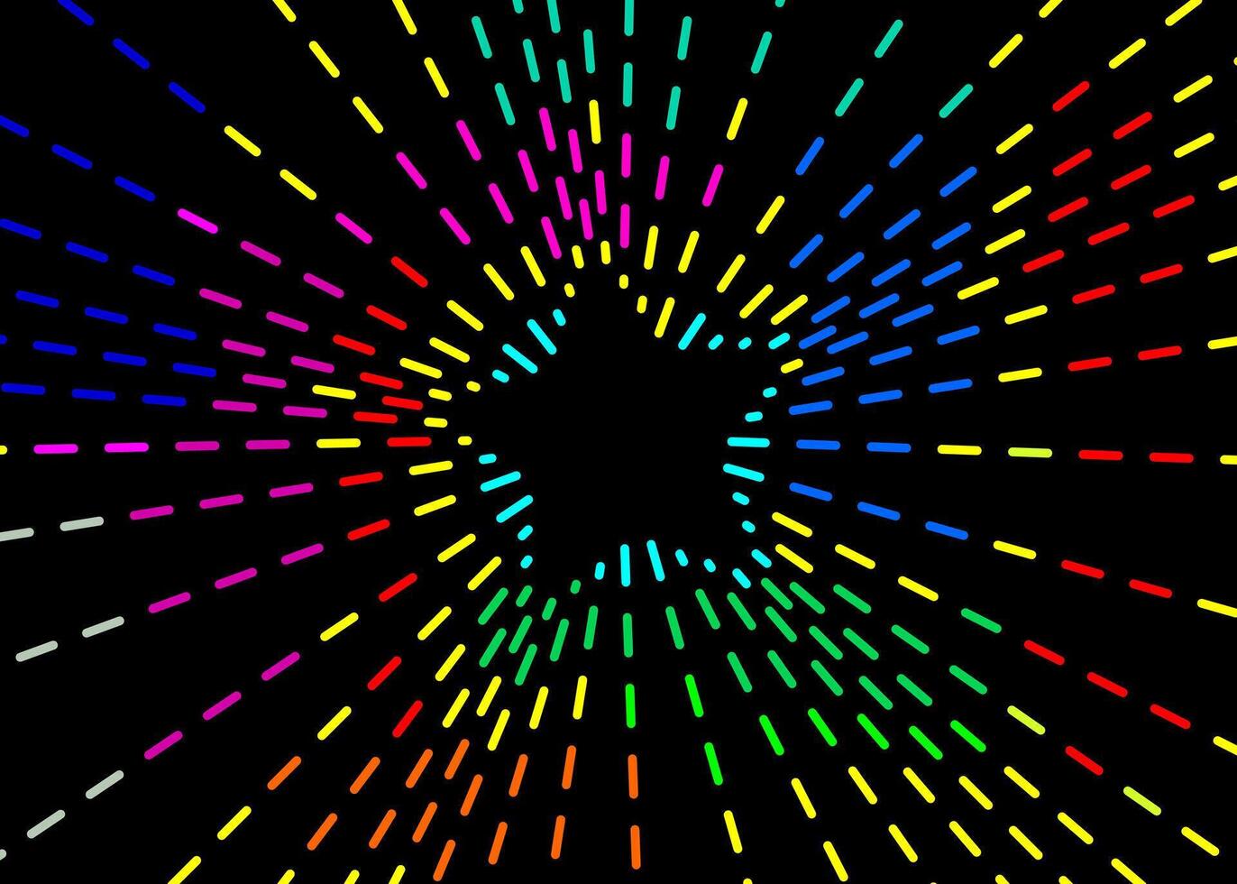 colorful line star background vector