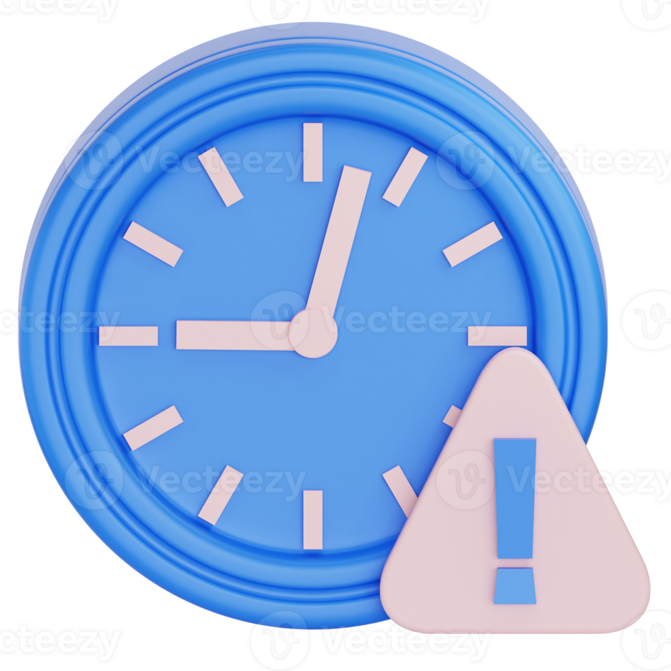 Over due 3d icon png