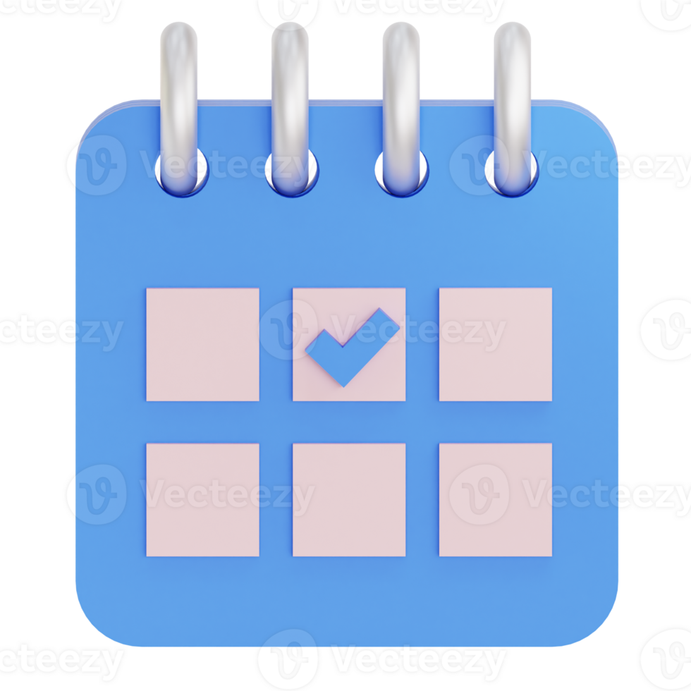 schedule 3d icon png