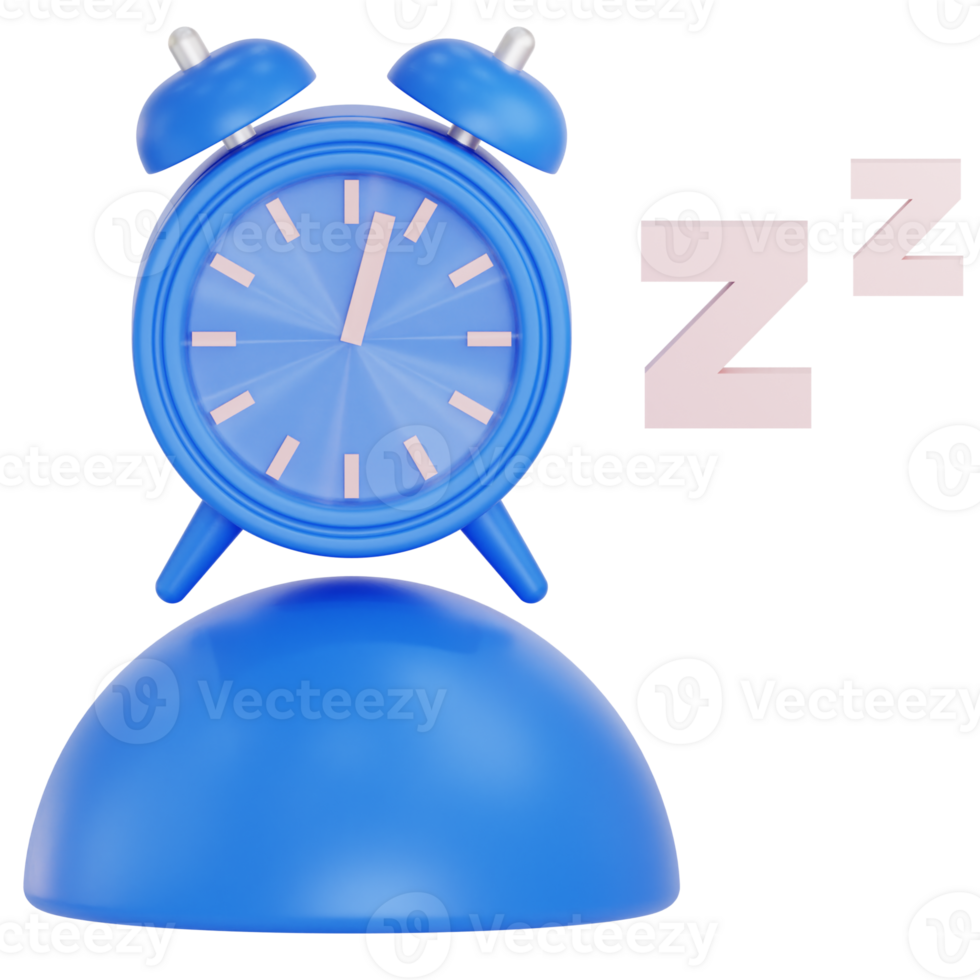 Sleeping time 3d icon png