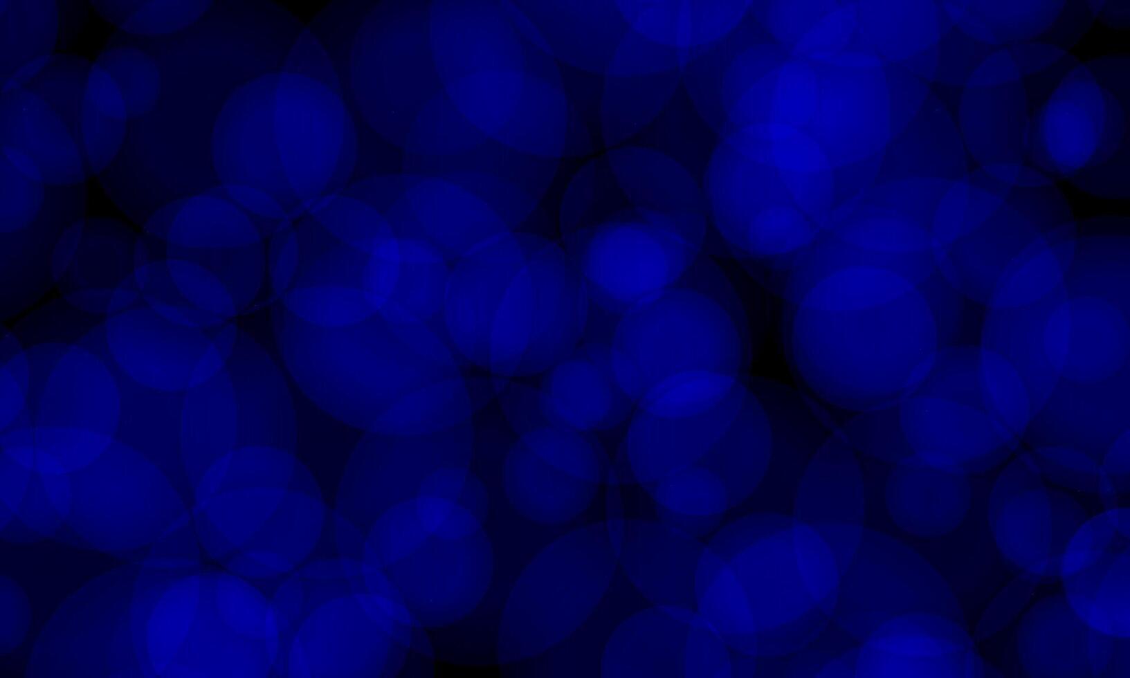 Abstract blur bokeh dark blue circular magic night. low light effect. vector