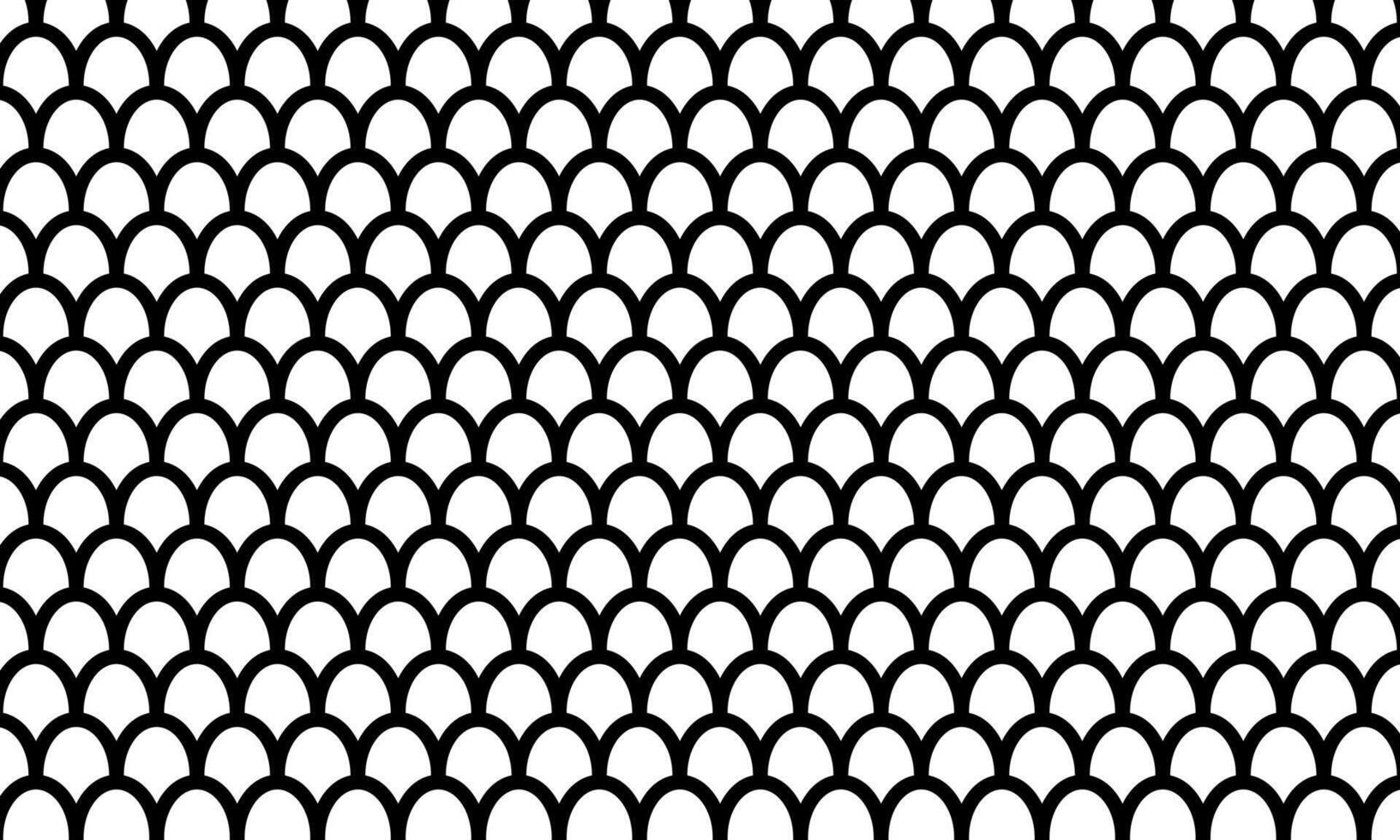 Fish, mermaid, dragon scales pattern. Geometric fish scales pattern on white background. vector