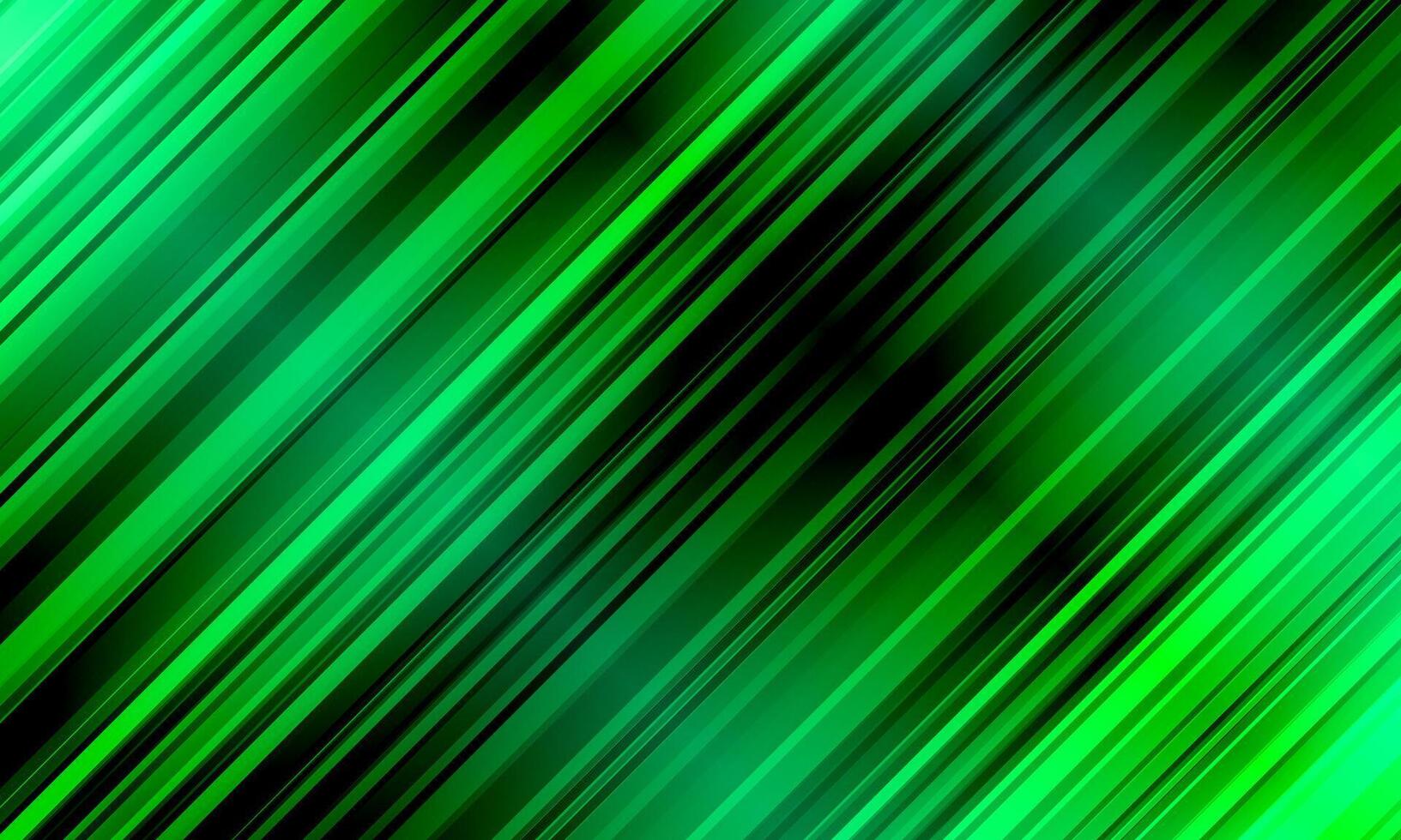 Abstract green diagonal stripes lines shiny background. artistic modern background. vector