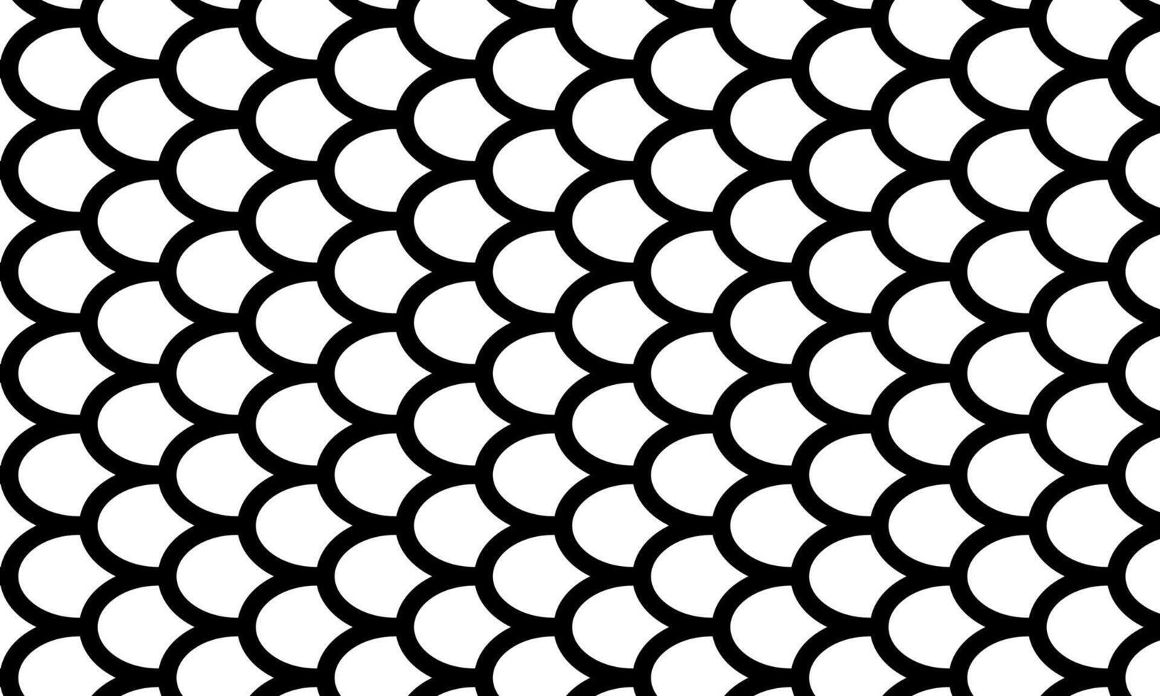 Fish, mermaid, dragon scales pattern. Japanese wave wallpaper. vector