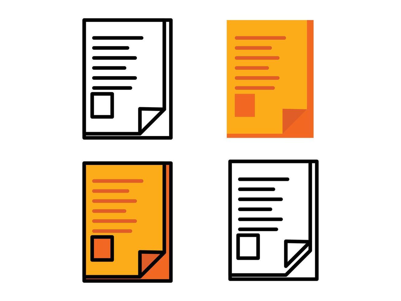 Collection of reading newspaper icon set design vector