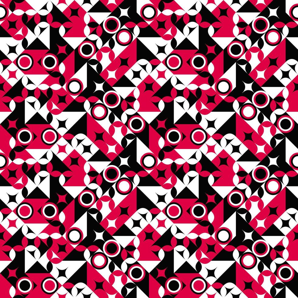 Seamless abstract geometrical pattern background design vector