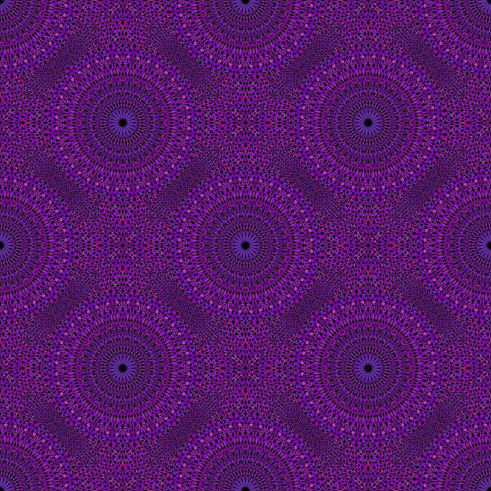 Oriental purple abstract geometrical mosaic mandala pattern background vector