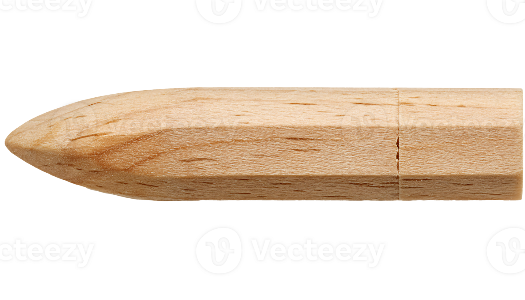 wooden peg with sharp tip made from natural wood on isolated background for carpentry and diy assembly png