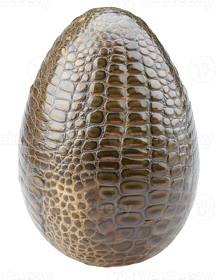 highly detailed crocodile skin textured egg on isolated background for fantasy creature design and nature texture asset png