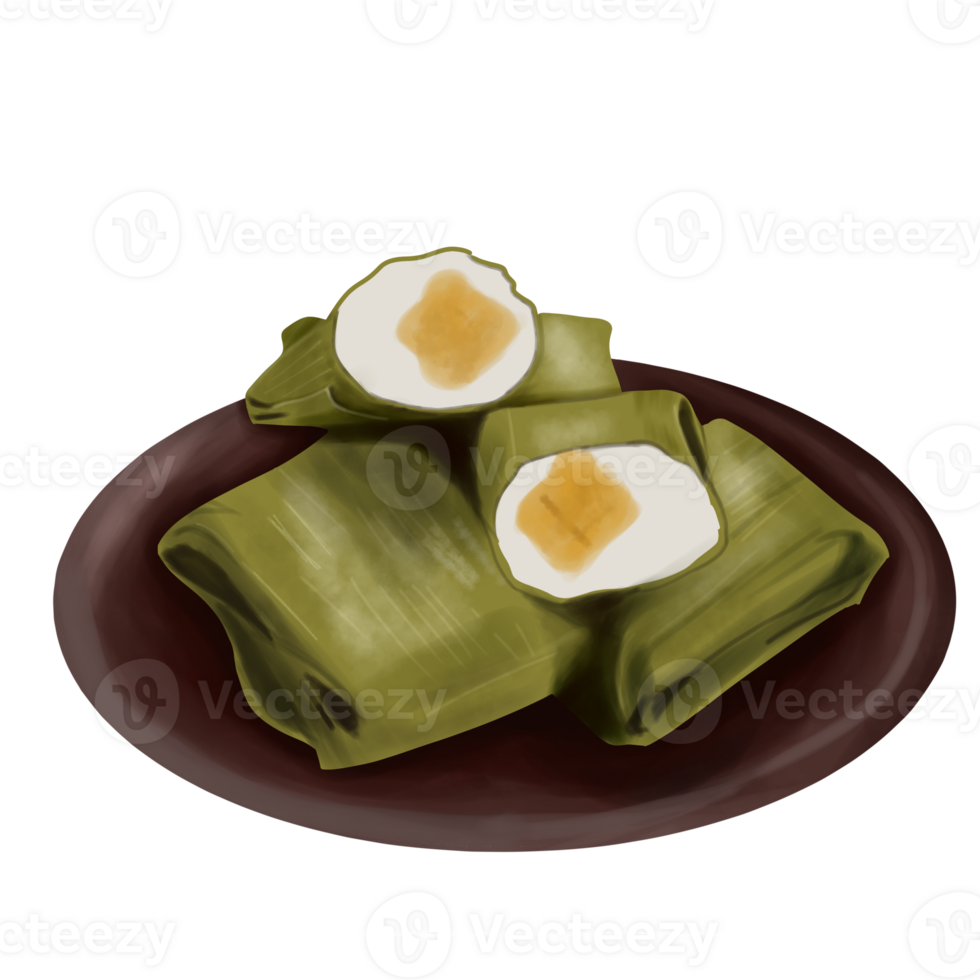 Indonesia traditional snack name nagasari png
