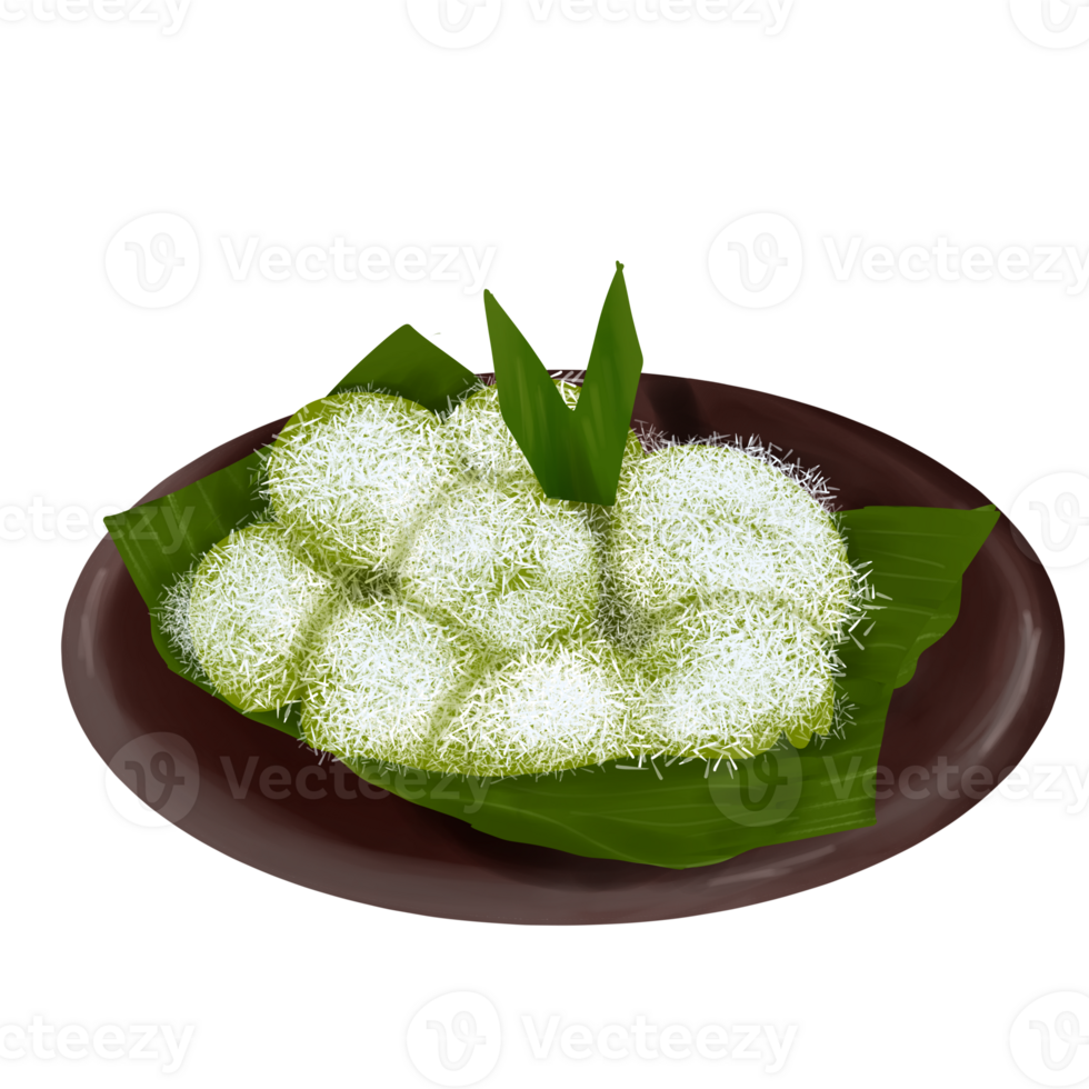 Indonesia traditional snack nema klepon png