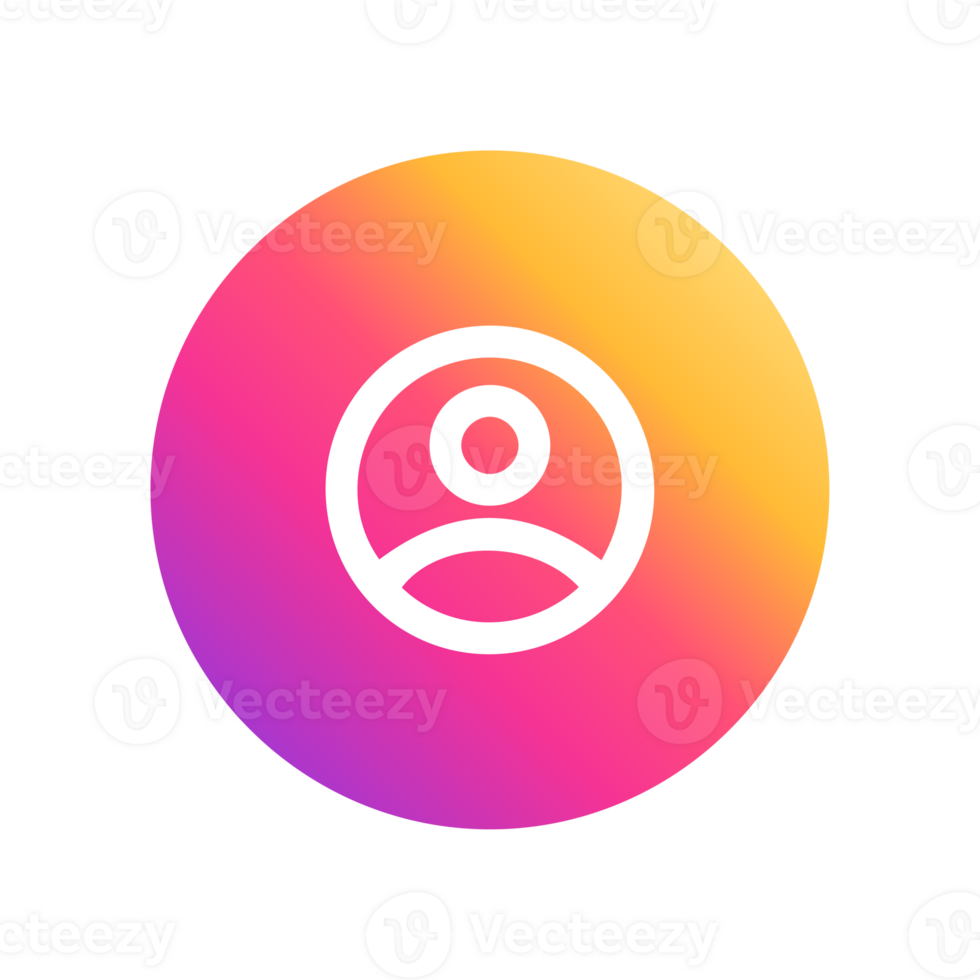 A colorful circle with a person in the center png