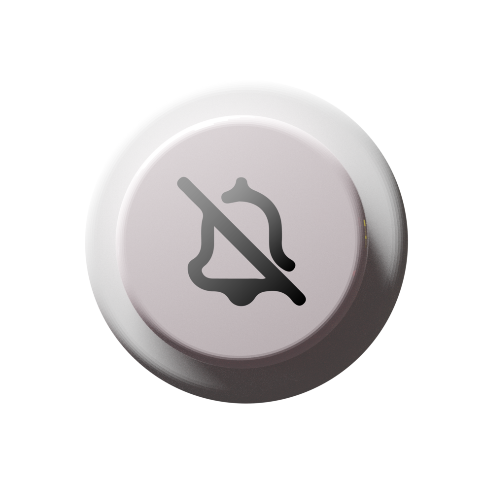 A button with a no sign on it flat png