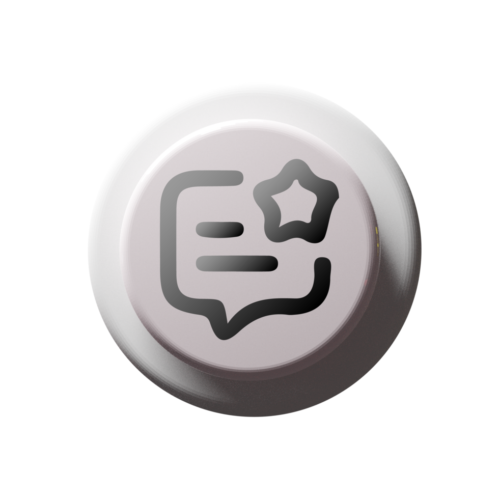 A button with a speech bubble icon on it png