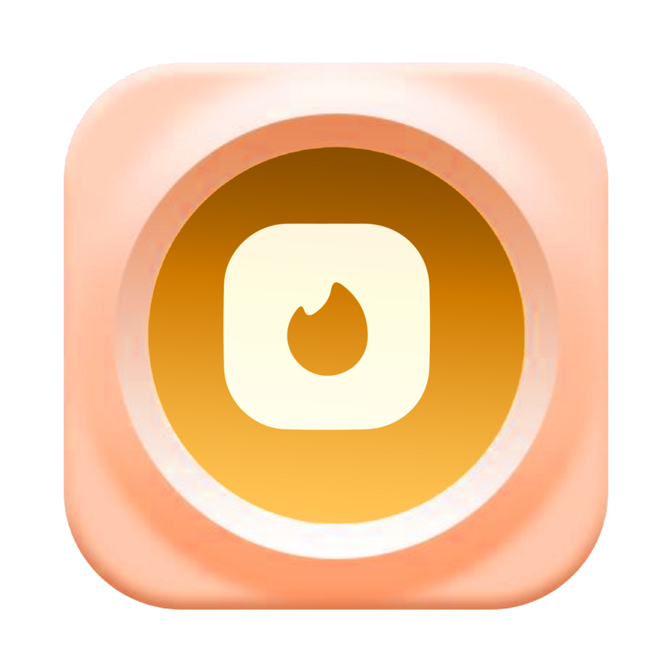 A pink and white icon with a flame png