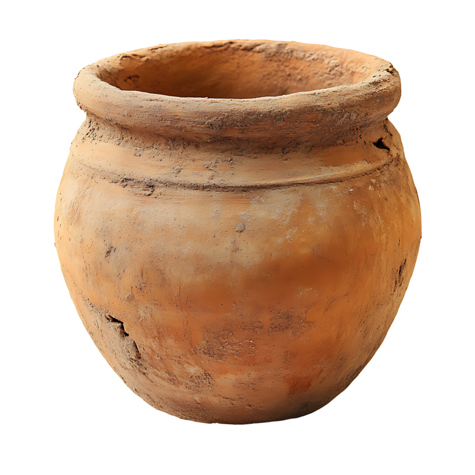 Ancient pottery jar png