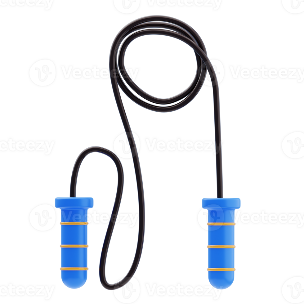 Skipping Rope 3D Icon. Jumping Rope 3D Icon png