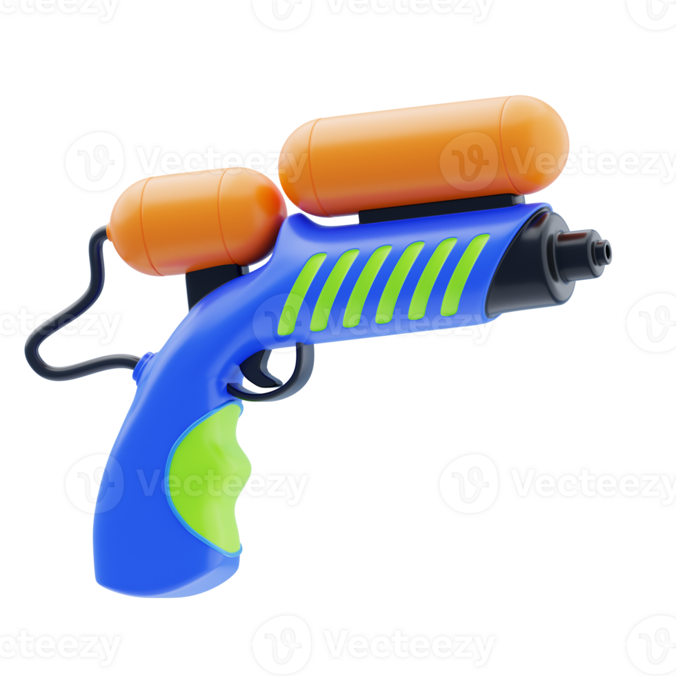 Toy Water Gun 3D Icon png
