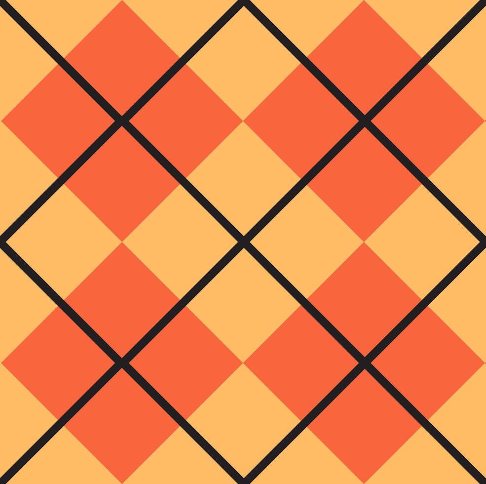 Seamless pattern of checker texture vector