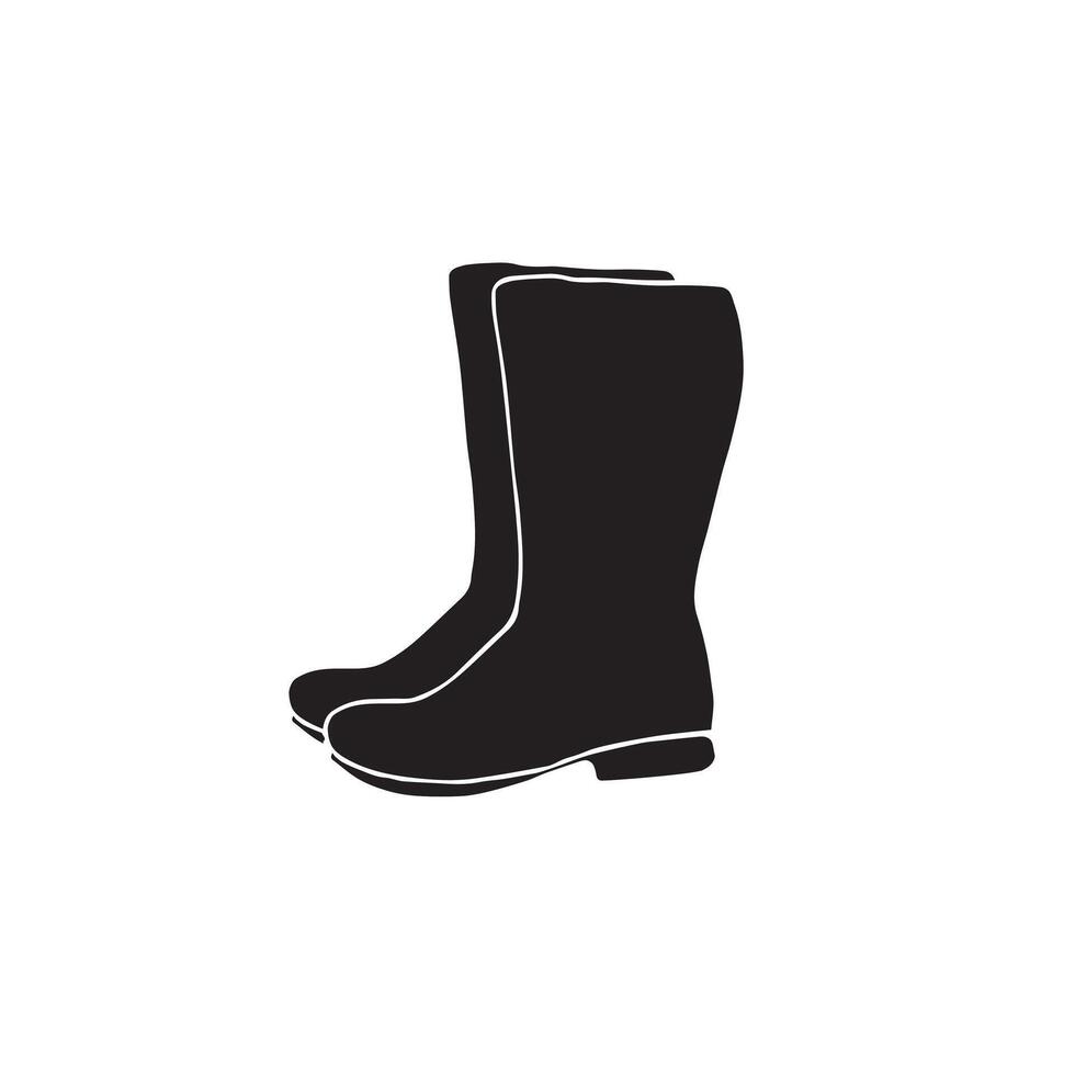 Hand drawn doodle sketch gumboots isolated vector