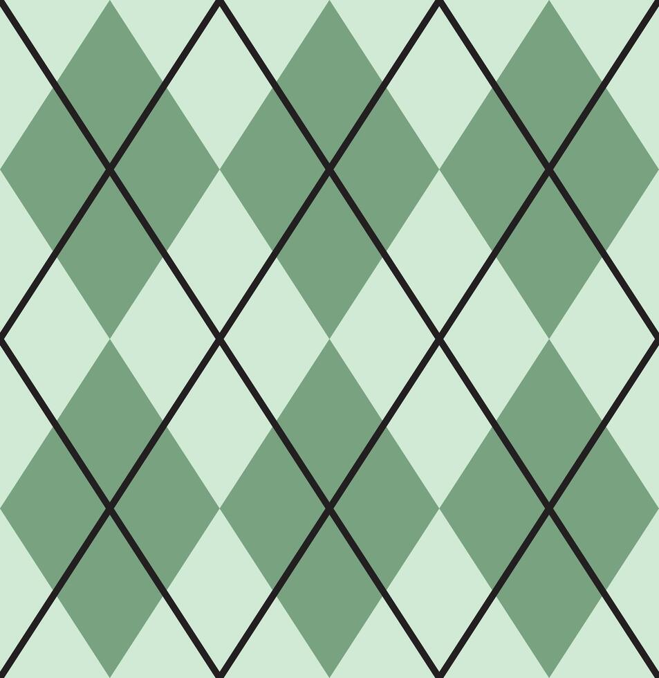Seamless pattern of checkered texture isolated vector