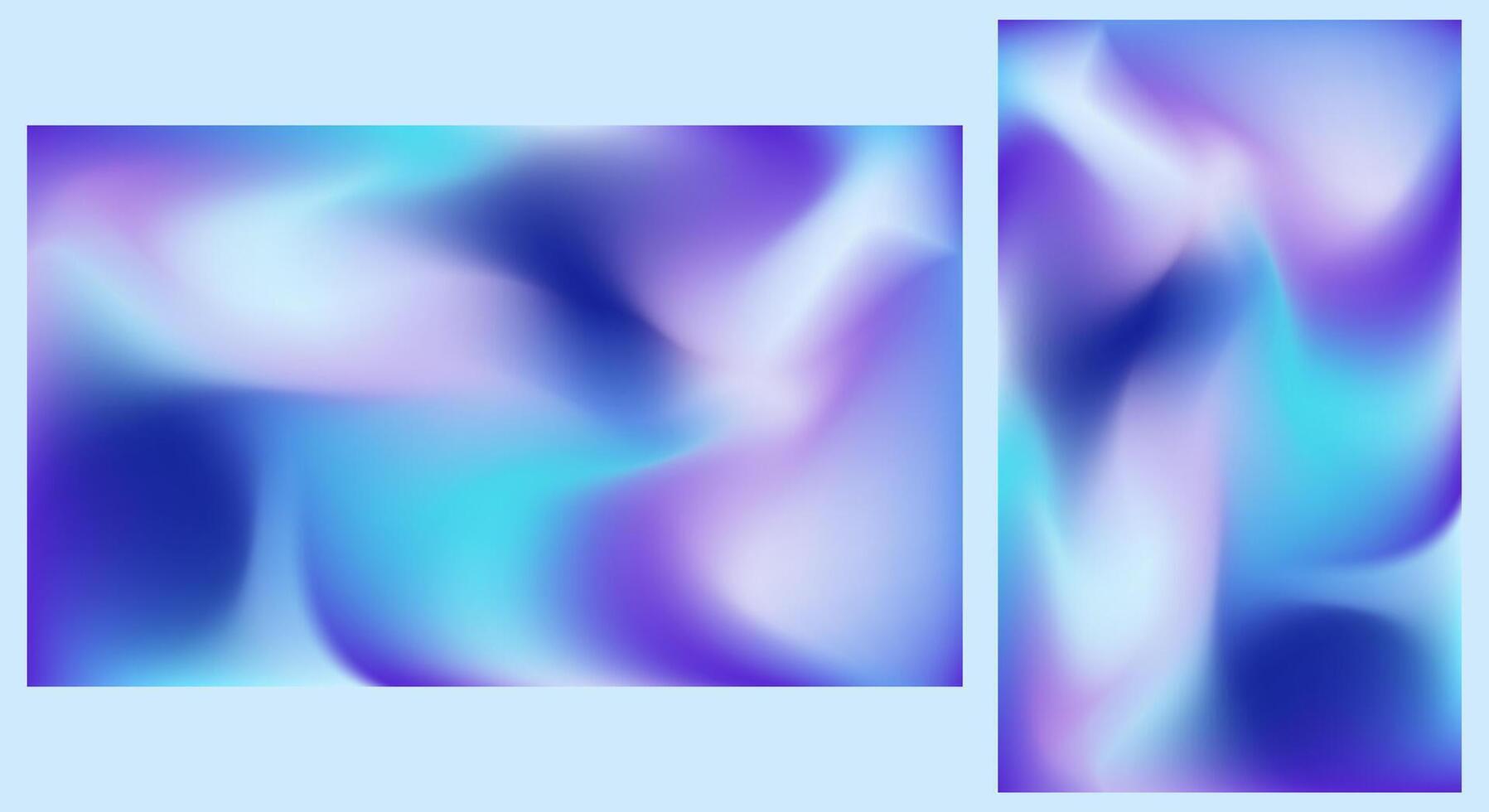 Abstract Blue and Purple Gradient Background Wallpaper For Mobile vector