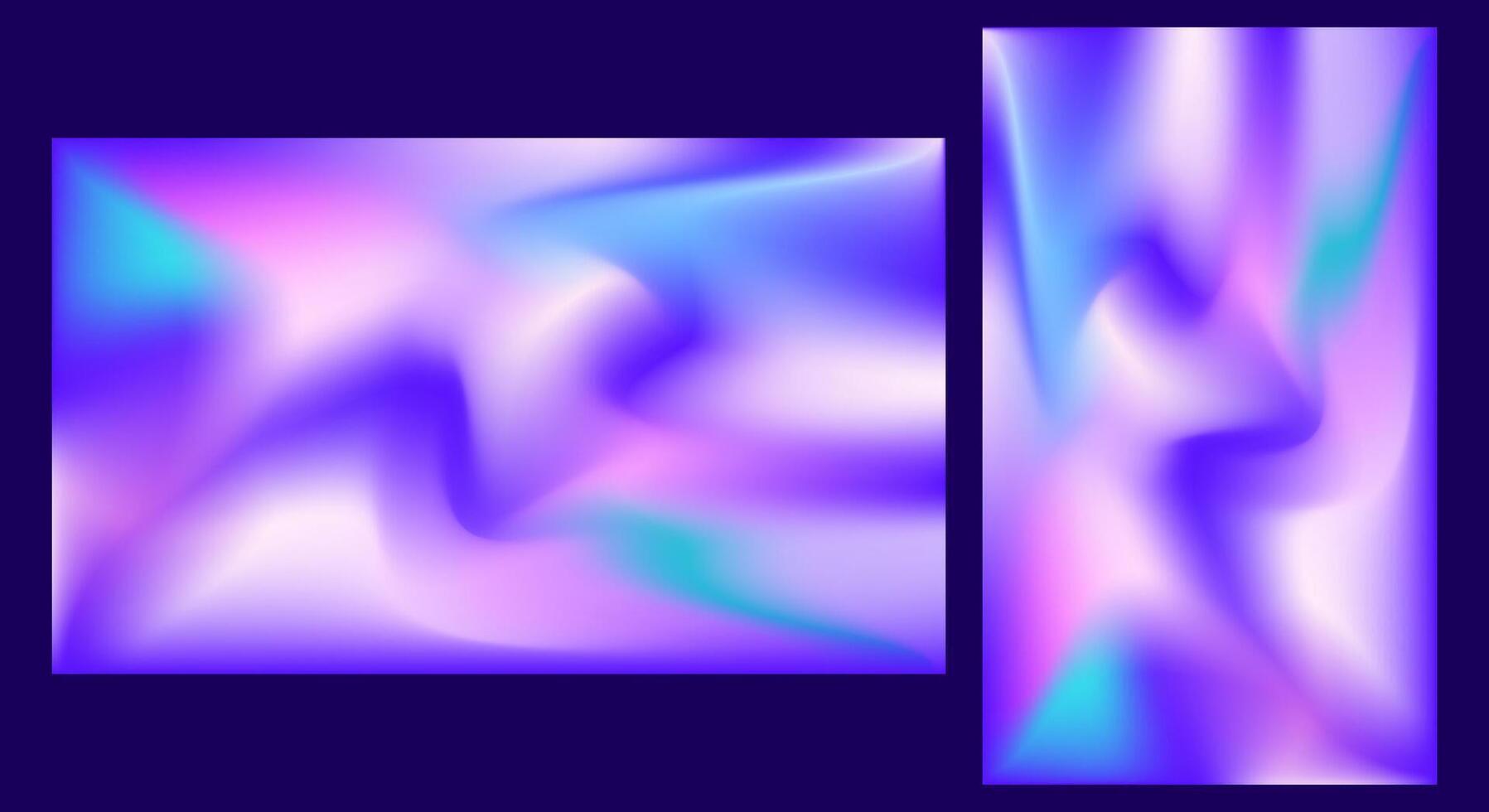 Holographic Fluid Mesh Gradient Background wallpaper vector