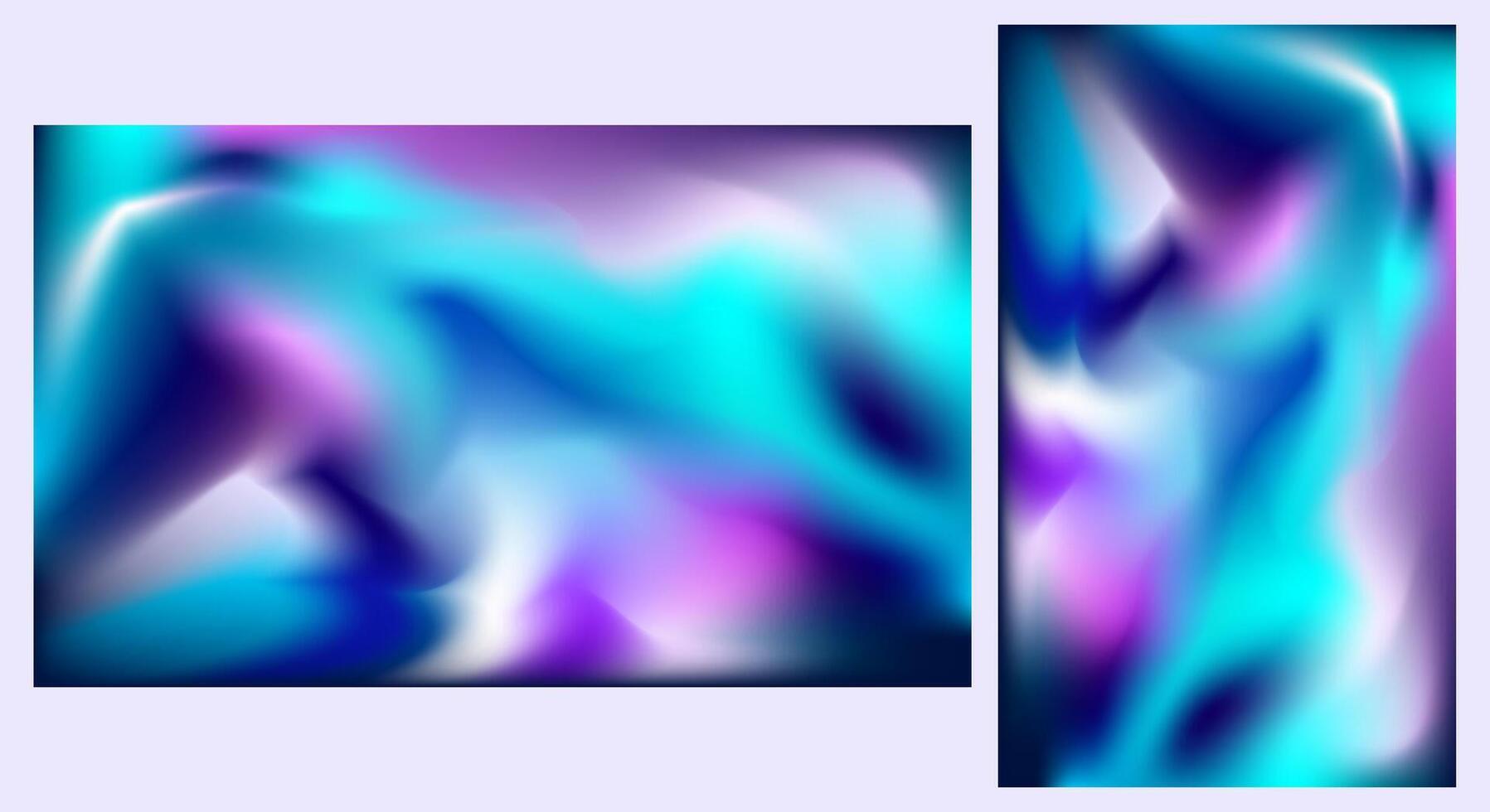 Abstract Blue and Purple Gradient Background Wallpaper For Mobile, vector