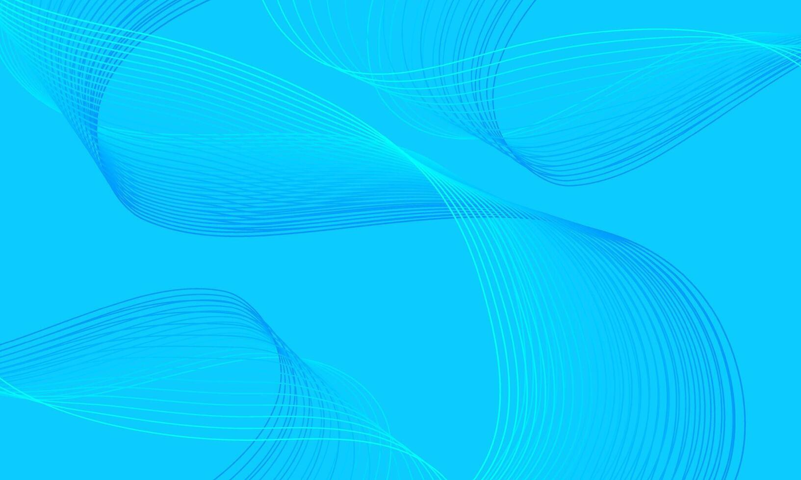 Abstract Gradient Blue Wave Background Wallpaper vector