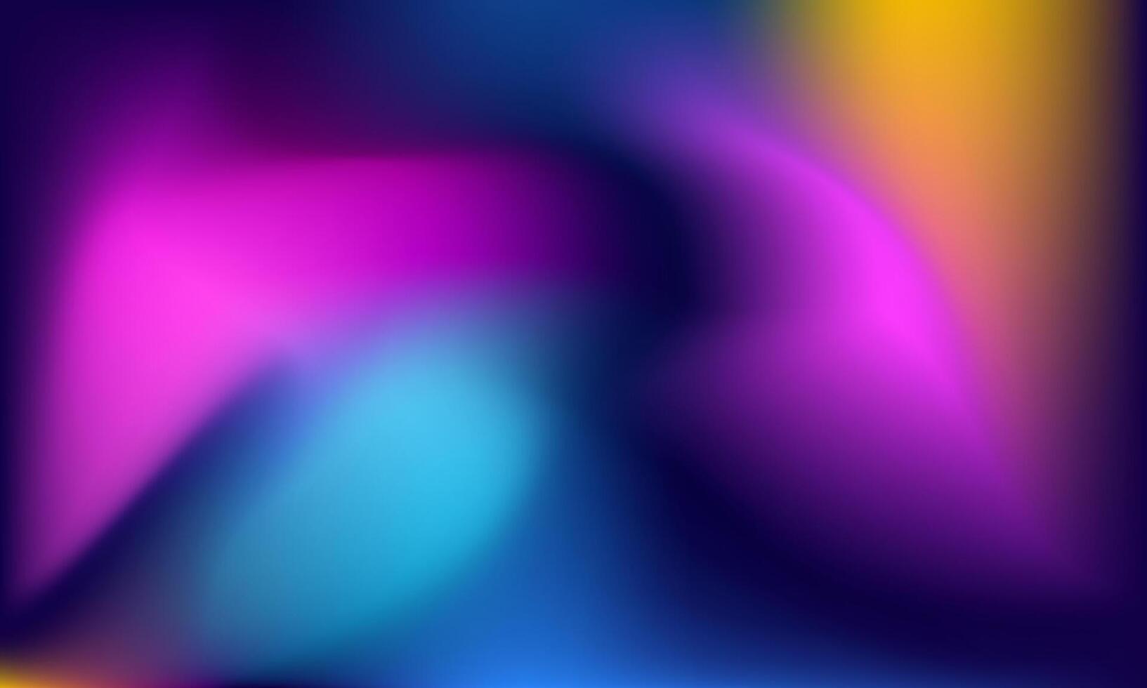 Vibrant Fluid Shapes with Neon Glow in Blue, Purple, and Orange Tones vector
