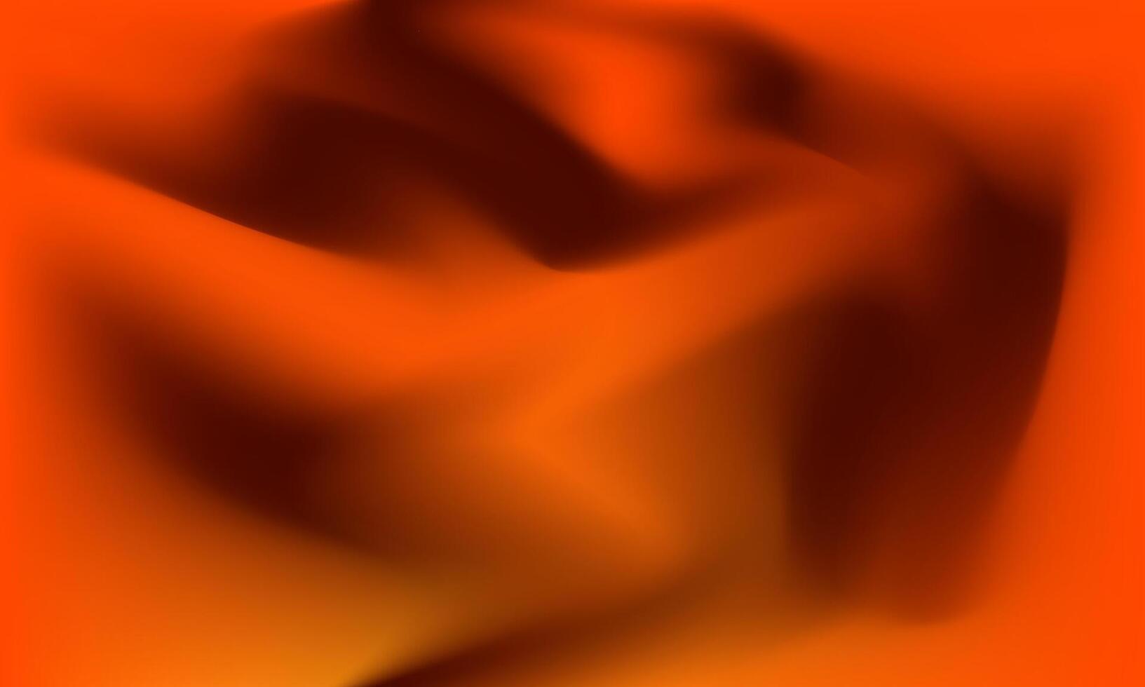 Vibrant Orange Abstract Gradient Background with Smooth Blur Effect vector