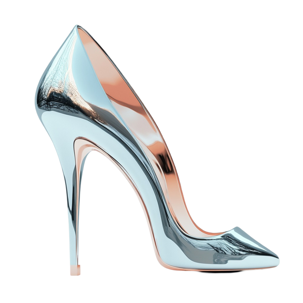 A 3D rendered image of beautiful luxury women high fashion high heels elegantly displayed png