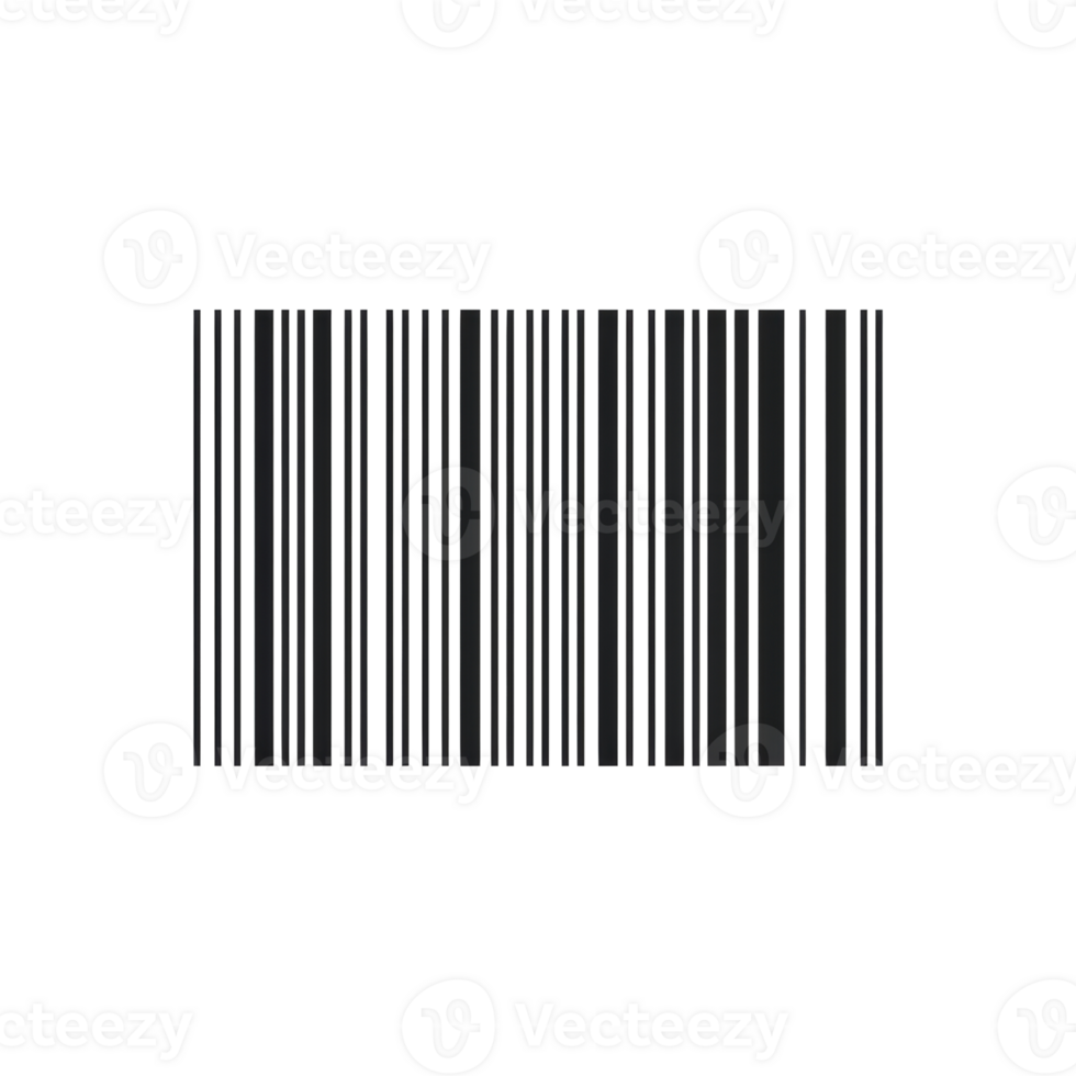 Abstract depiction of vertical parallel lines isolated on transparent background png