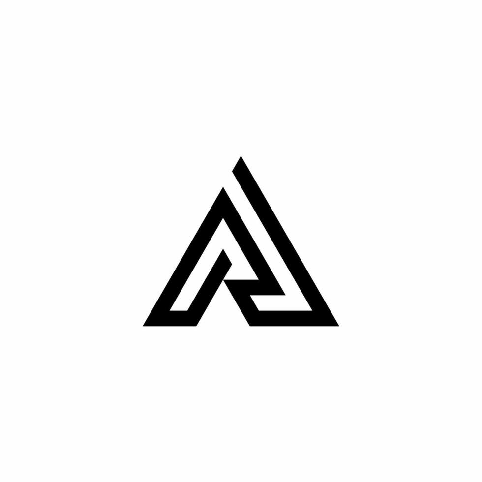 Monogram logo with initials AR. Modern, unique and elegant style logo. This logo is suitable for use in business and consulting, accounting and finance and others. vector
