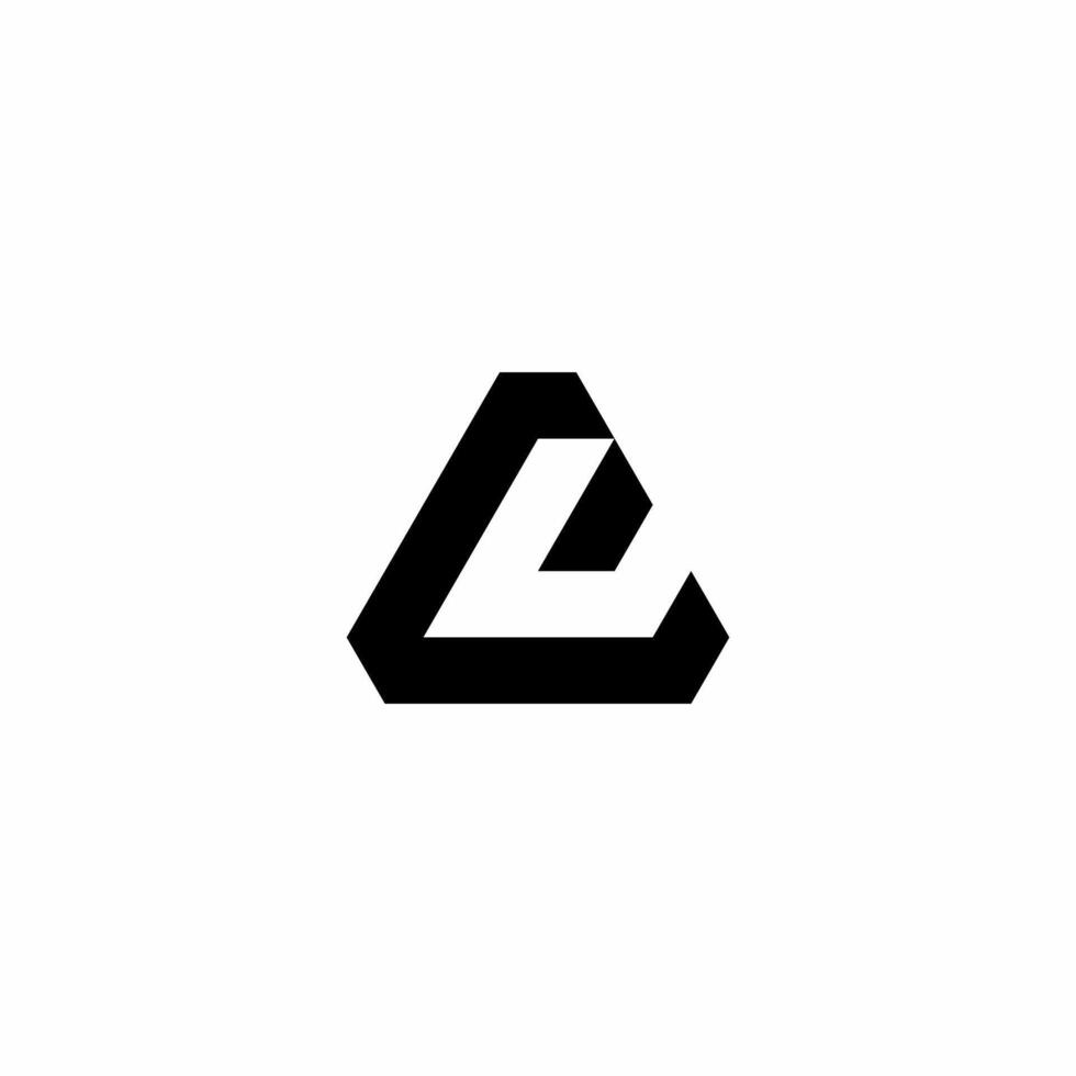 Monogram logo with initials AL. Modern, unique and sophisticated logo. vector