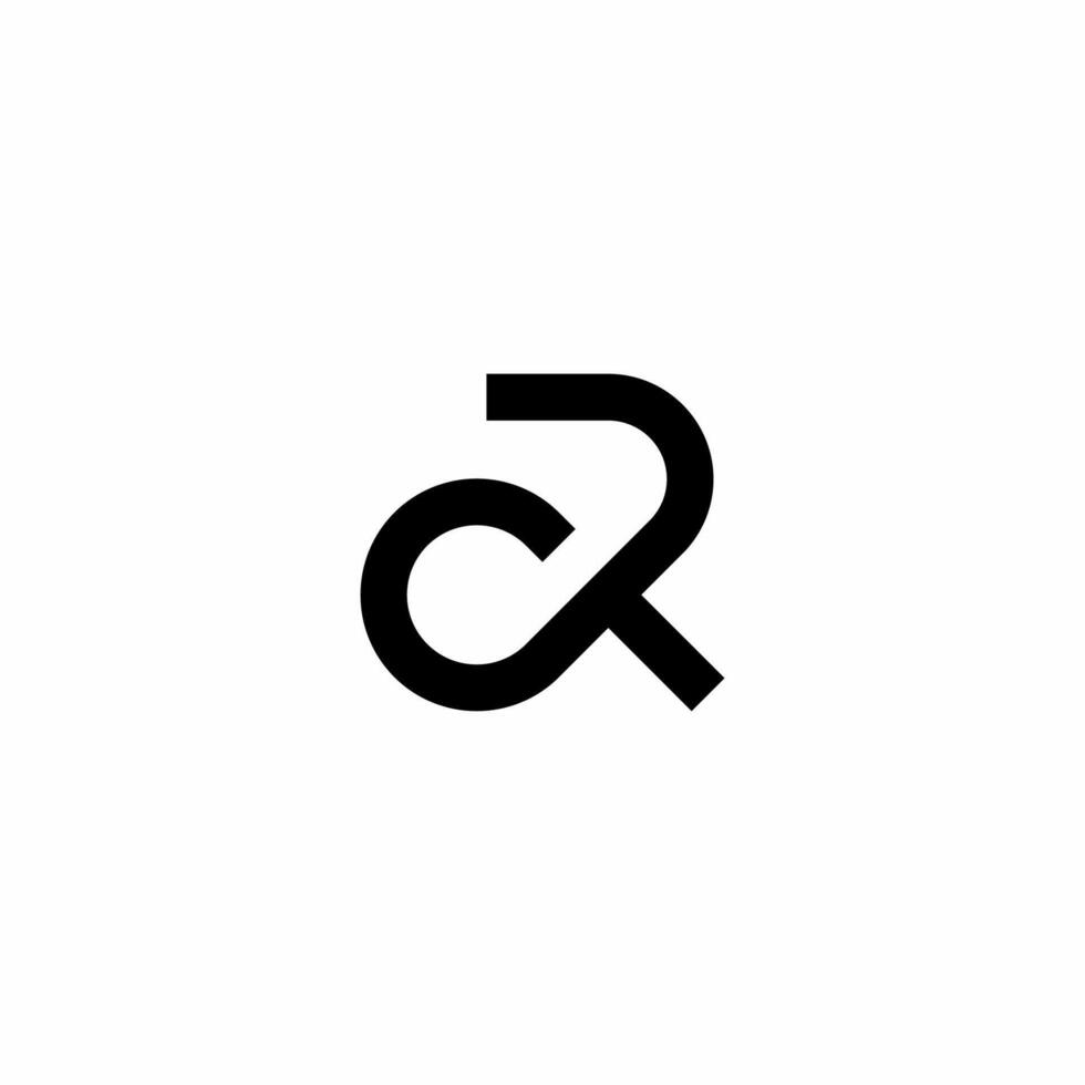 Unique Letter A Alpha Logo vector