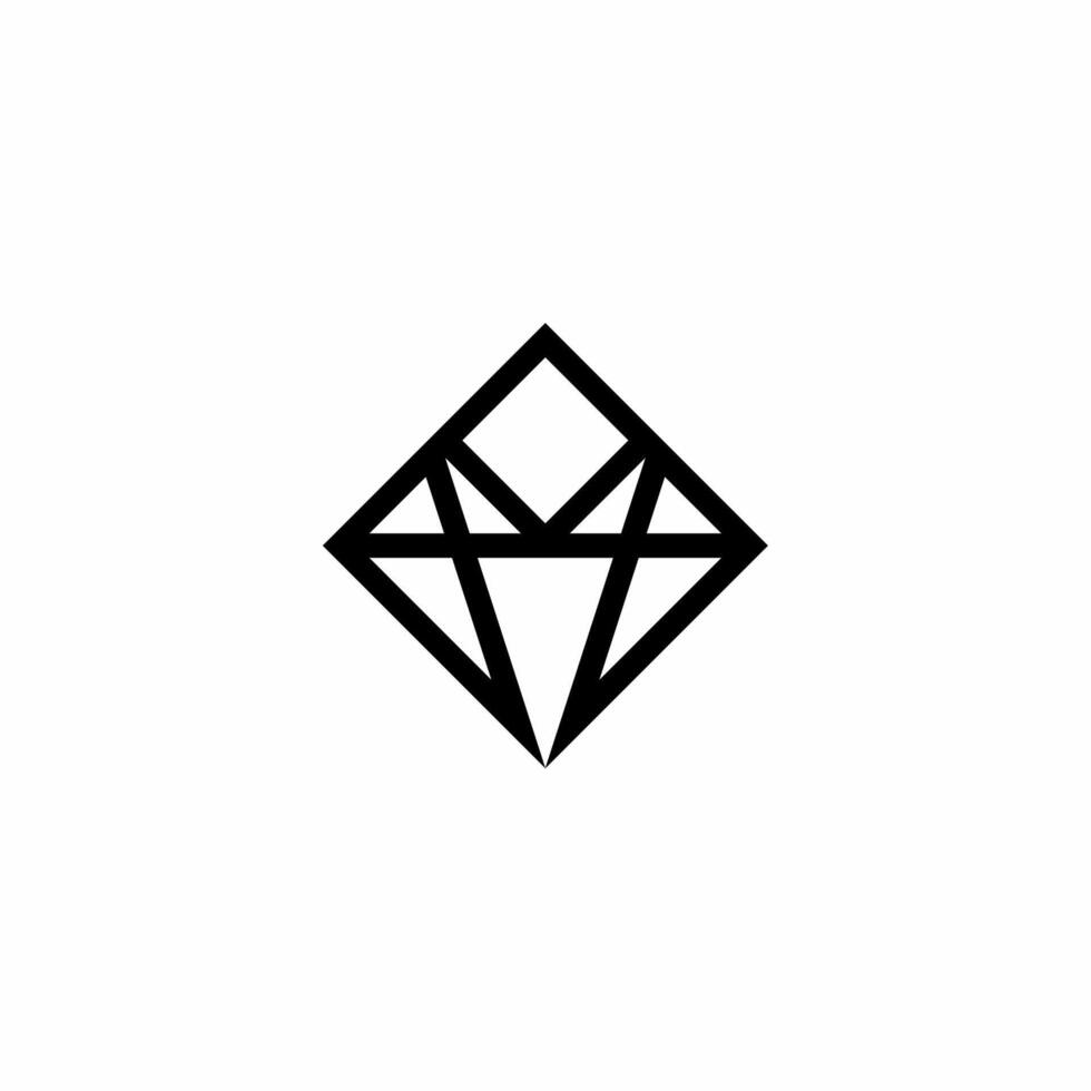 Monogram logo with initials AM. Simple, luxurious, and elegant logo. vector