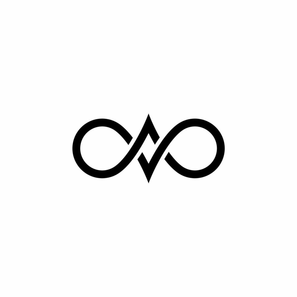 Alpha symbol logo in the shape of the letter A vector