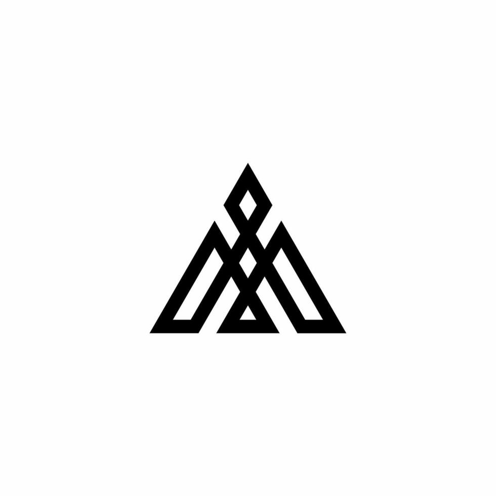 Monogram logo with initials AM. Simple, luxurious, and elegant logo. This logo is suitable for use in the beauty and fashion, apparel, jewelry, cosmetics, etc. business fields. vector