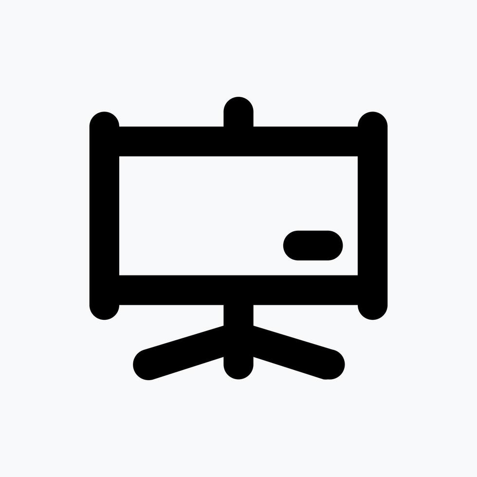 Presentation Icon. Business Icon. Perfect for website mobile app presentation and any other projects. Icon design flat style vector