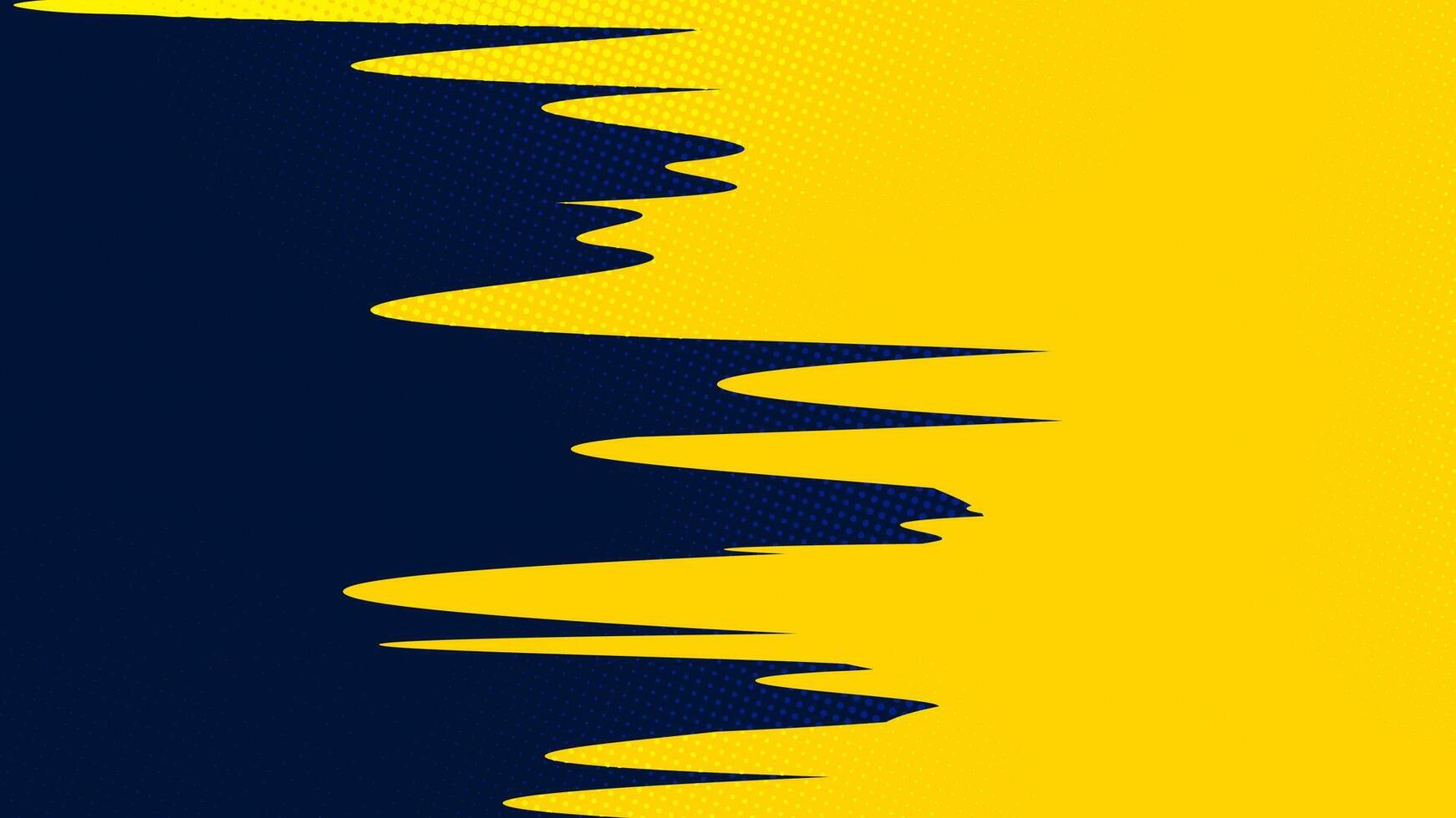 Yellow brush style stripes on a dark background with inconspicuous halftone dots. vector