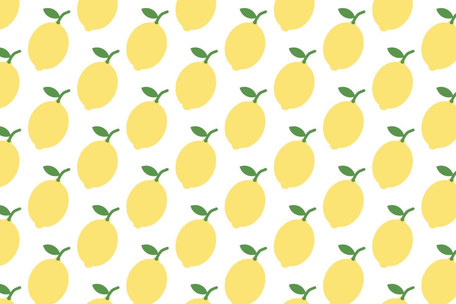 Lemon pattern on white background . Fresh lemon fruit background . illustration vector