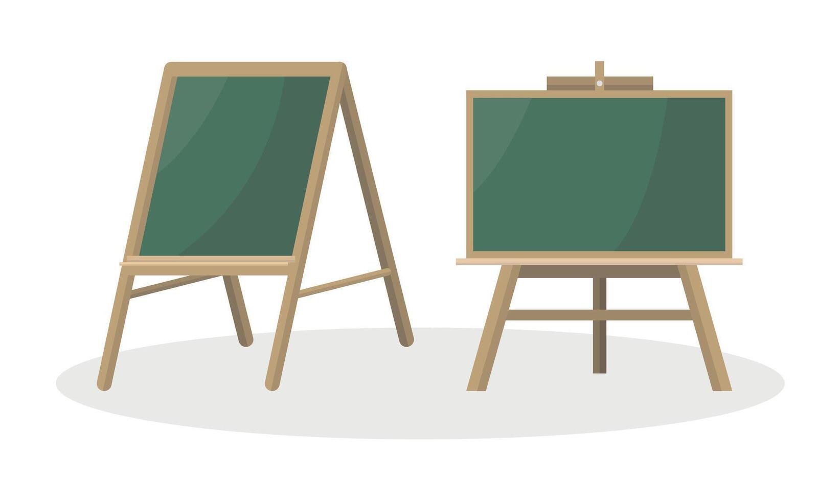 Icons of two children's boards. Boards for learning, drawing, developing logical thinking. vector