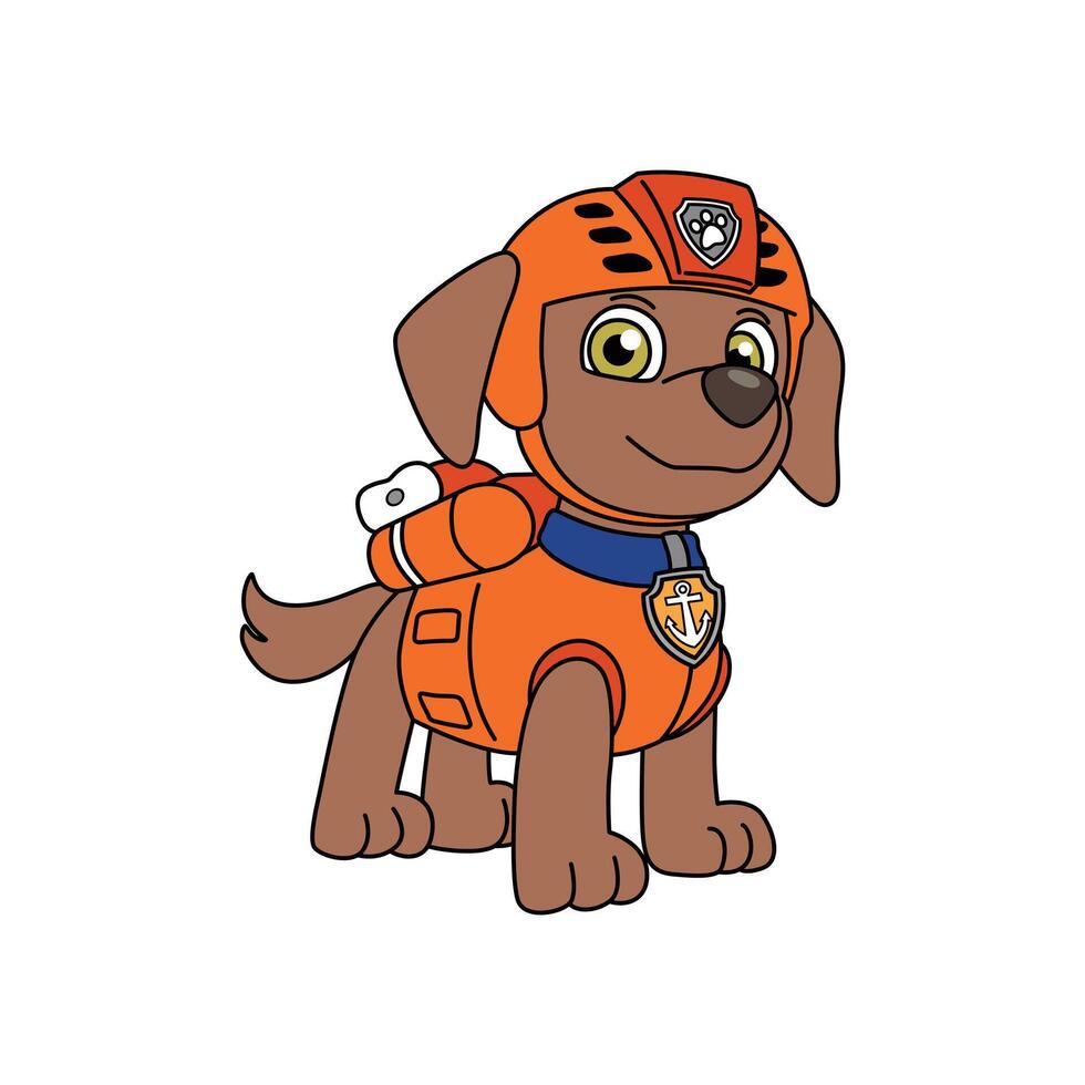 Zuma Paw Patrol vector