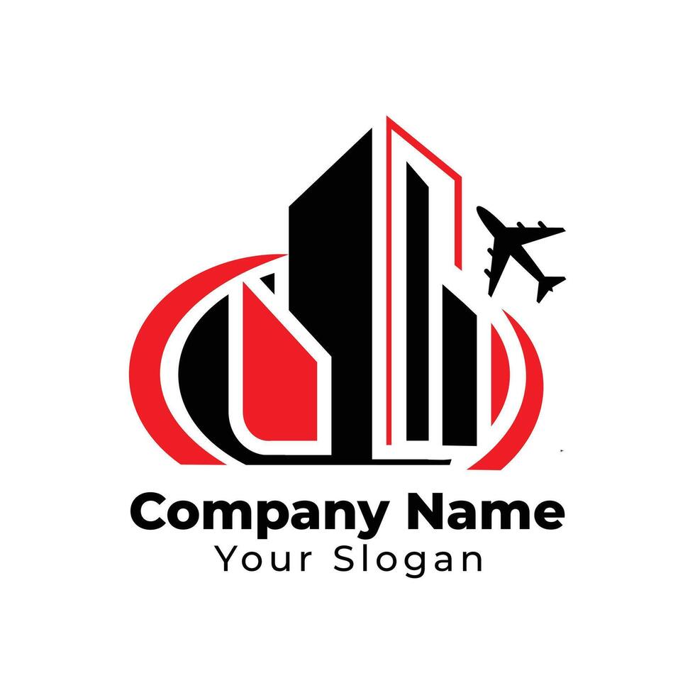 Construction and Traders Company logo design vector