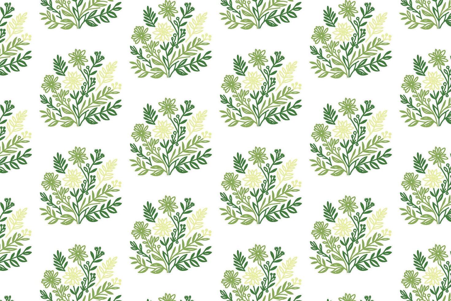 decorative seamless flower stem pattern in one line sketch for textile table top women clothing and seasonal surface print vector