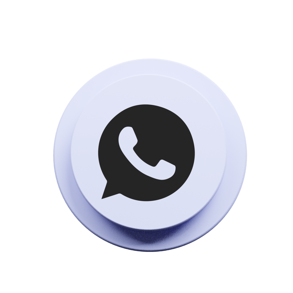 Whatsapp icon on a square png