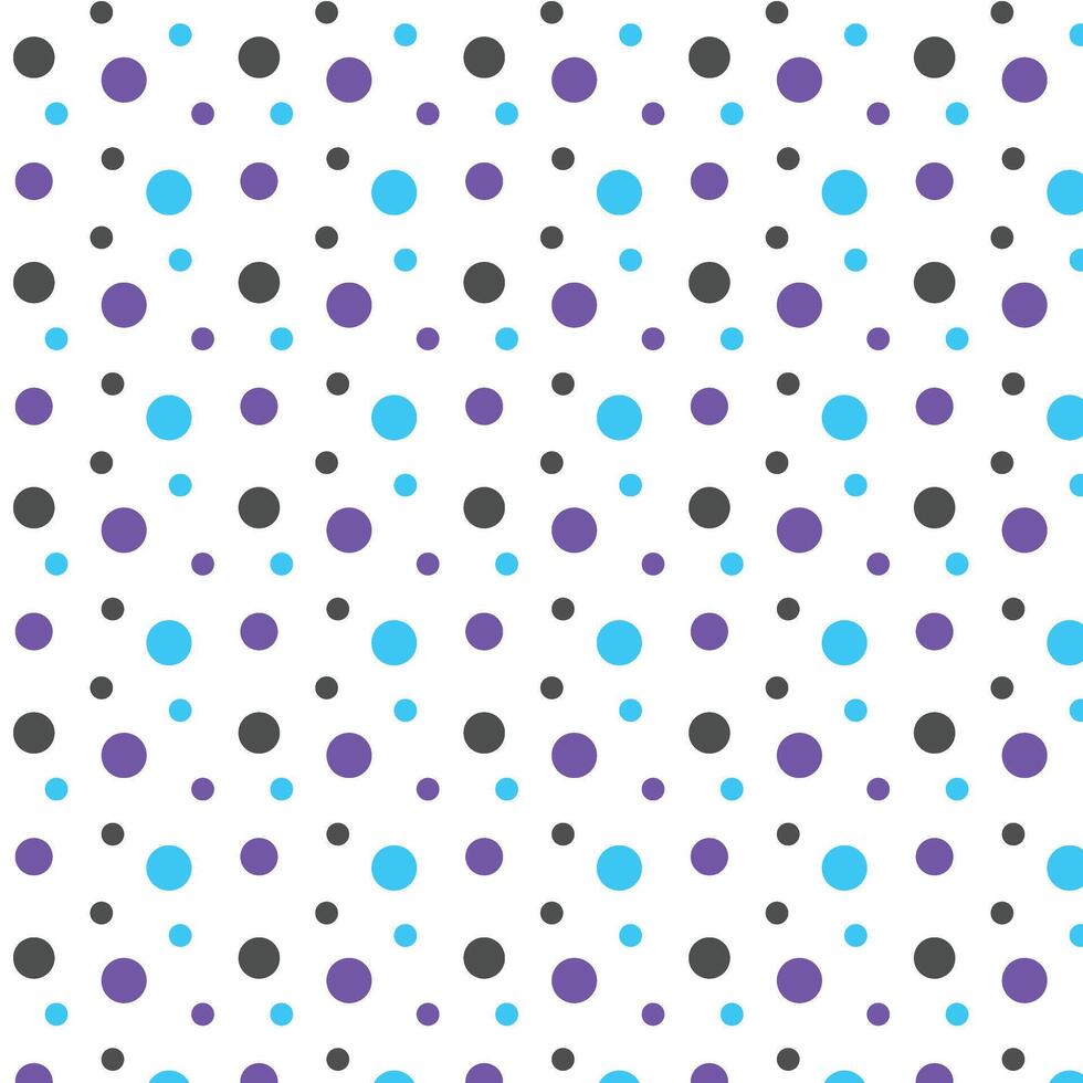 playful polka dot colorful pattern design vector