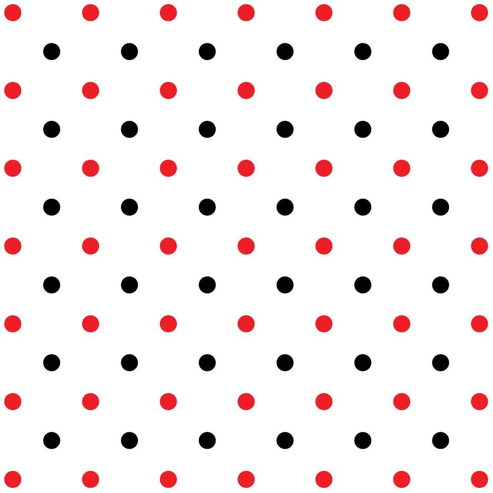 graphic style seamless black polka pattern vector