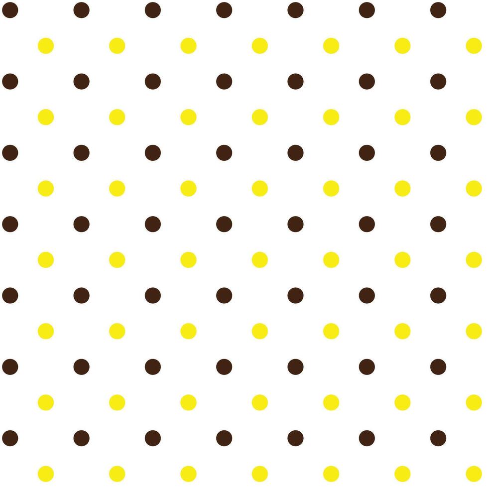 Stylish Two Color Polka Dot Seamless Print for Home Decor and Surface Design vector